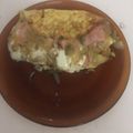 El cooksnap de Auro Maidana cuando hizo Omelette de papa, jamón y queso.