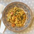El cooksnap de Paco cuando hizo Arroz con setas, espinacas y más verduritas-muy light!!.