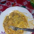El cooksnap de Maria Cancino 💘 cuando hizo Guiso de fideos con carne.