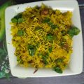 Daksha Bandhan Makwana's cooksnap of when they made કાંદા પોહા.