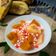 Cooksnap Momiera semasa beliau membuat Bubur Pisang Labu.