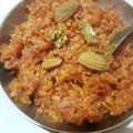 anita rawat's cooksnap of when they made Gajar ka halwa.