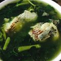 Cooksnap của Thế Vy khi họ làm theo món Canh cá nấu rau rút, mướp, rau ngót