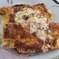 El cooksnap de Mabel Sanchez Rios cuando hizo 🍽️🍷 Canelones de pollo, puerro y ricotta en salsa bechamel, sin TACC 🍷🍽️.