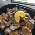 Cooksnap από Angelina Ambrs στη συνταγή Πλευρώτους ψητά με ούζο και άνηθο!