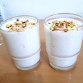 daksha a Vaghela 's cooksnap of when they made ડ્રાયફ્રૂટ લસ્સી (Dryfruit Lassi Recipe In Gujarati).
