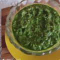 Deepa popat's cooksnap of when they made કોથમીર ફુદીના ની ચટણી (Coriander Mint Chutney Recipe In Gujarati).