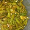 Shivani Varshney's cooksnap of when they made Dry Mango pickle !!.