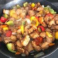 El cooksnap de Francisco Javier Fernández Jurado cuando hizo Cerdo agridulce.