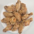El cooksnap de cesarge cuando hizo Alitas de pollo al horno con avena y salsa vinagreta de Almendras y pasas.