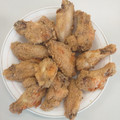 El cooksnap de cesarge cuando hizo Alitas de pollo al horno con avena y salsa vinagreta de Almendras y pasas.