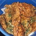 El cooksnap de Pame Cardozo cuando hizo Buñuelos de Espinaca.