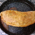 El cooksnap de Vane👩🏼‍🍳🍔🍕 cuando hizo Calzone vegetariano.