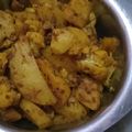 Sakshi sinha का कुकस्नैप जब उन्होंने आलू गोभी (aloo gobi recipe in Hindi) बनाया था।