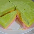 Cooksnap dari Vero untuk resep Bolu Pelangi (Kukus/Steam)