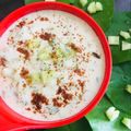 chef Nidhi Bole's cooksnap of when they made Cucumber raita.