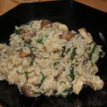 El cooksnap de MaddyNeu cuando hizo Risotto de champiñones y espinacas.