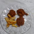 کوک اسنپ اکرم بعد از امتحان کردن خوراک گوشت با سس بادمجان.