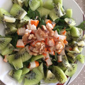 El cooksnap de raexmi cuando hizo Canonigos con kiwis.