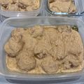 El cooksnap de Ana Pernas cuando hizo Albóndigas en salsa de almendras.