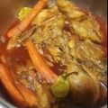 El cooksnap de P M cuando hizo Guisado de pollo con papas y zanahorias.