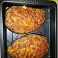 El cooksnap de Esthely Granda cuando hizo Berenjenas rellenas de carne 🥩.