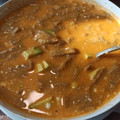 El cooksnap de Eduardo Borrayo cuando hizo Sopa de Tortilla.