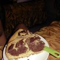El cooksnap de Claudia Guerrero cuando hizo Bizcocho de Yogurt marmolado.