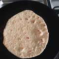 Amy's cooksnap of when they made خبز التورتيلا او خبز الشاورما.