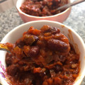 El cooksnap de Zoe Contreras cuando hizo Porotos estilo indio.