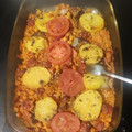 El cooksnap de Aebtra cuando hizo Arroz al Horno (para vaciar congelador).