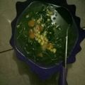 Cooksnap dari Nie Rhiny untuk resep Sayur bayam jagung bening ala mr