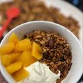 El cooksnap de Marieta cuando hizo Granola casera al horno.