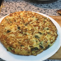 El cooksnap de Luis Manuel cuando hizo Tortilla de patata y calabacín.