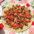 El cooksnap de Lucas Rodriguez cuando hizo Mejillones al vapor con pico de gallo.