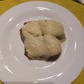 El cooksnap de Inés cuando hizo Merluza 🐟 en Salsa de Puerros.