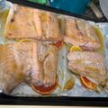 El cooksnap de AR~ cuando hizo Salmón a la naranja y limón.