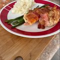 El cooksnap de Verushka cuando hizo Rollo de pollo con jamón y queso.