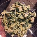 Jordan Troutman's cooksnap of when they made Chicken florentine.