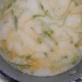 Cooksnap dari Tiara Dewi untuk resep Sayur santan putih labu Siam, tahu, udang + pete