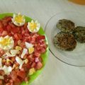 El cooksnap de Milhy Cruz cuando hizo Hamburguesas de arroz y acelga.