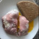 El cooksnap de Kikue Shima cuando hizo Huevos en bolita de jamón.