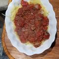 seabee77's cooksnap of when they made Currin's Spaghetti Squash Incident.