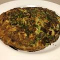 El cooksnap de Andrea Faggiani cuando hizo Tortilla de lechuga y zanahoria.