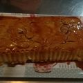 El cooksnap de Xus cuando hizo Tarta de turrón con caramelo.