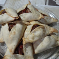 El cooksnap de Solange Medina cuando hizo Fatay (empanadas árabes) con salsa de yogurt.