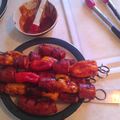 x2ratman's cooksnap of when they made Pepper and sausage kabobs.