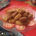 El cooksnap de Juanlo Erencia cuando hizo Croquetas de rape y gambas.