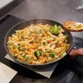 El cooksnap de Silvia cuando hizo Pasta con verduras salteadas con bacon.