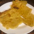 El cooksnap de Anna Chulepin cuando hizo Fainá de garbanzo sin gluten y vegano.